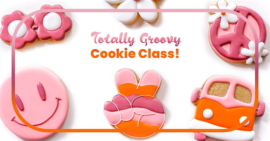 Totally Groovy Cookie Decorating Class 6/14